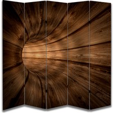 Soyut Temalı Özel Tasarım Paravan Room Divider 180 x 200 cm