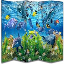 Çocuk Temalı Özel Tasarım Paravan Room Divider 180 x 200 cm