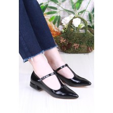 Fort 35697 Witty Rugan Şık Rahat Sivri Burun Kadın Babet