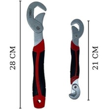 Buffer® Çok Fonksiyonlu Ergonomik  Ayarlanabilir Büyük Küçük Akıllı Pense Anahtar 2li Set