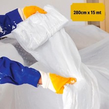 Buffer®  Boya Badana Eşya Koruma Hışır Örtüsü 280CM x 15 mt  Yapışkanlı Hışır Örtü