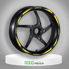 Cf Moto Uyumlu Sarı 1 Set Jant Şeridi