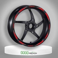 Cf Moto Uyumlu Kırmızı 1 Set Jant Şeridi