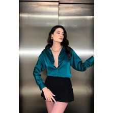 Aruz Moda Vizon Saten Gömlek