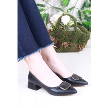 Fort 090-041 Toka Detaylı Alçak Topuk Kadın Ayakkabı