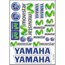 A4 Sticker 054 Tek Paket Çoklu Sticker