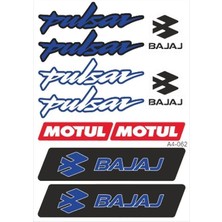 A4 Sticker 062 Tek Paket Çoklu Sticker