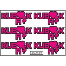 A5 Sticker 015 Tek Paket Çoklu Sticker