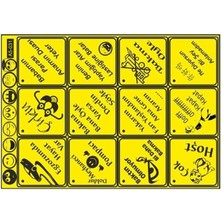 A5 Sticker 043 Tek Paket Çoklu Sticker