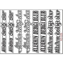 A5 Sticker 038 Tek Paket Çoklu Sticker