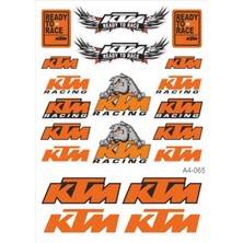 A4 Sticker 065 Tek Paket Çoklu Sticker