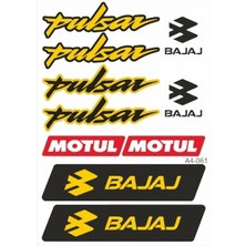 A4 Sticker 061 Tek Paket Çoklu Sticker