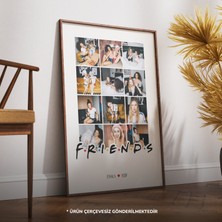 Friends Temalı Kişiye Özel Poster Tasarımı | 12 Fotoğraf ile Unutulmaz Arkadaşlık Anıları