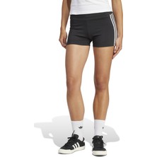 Adidas IP2980 3 S Lgns 1/4 Siyah Düz Kadın Tayt