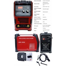 Inverter Dijital Kaynak Makinesi (Kırmızı) EEA401 Arc 950