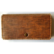 Portföy Cüzdan Telefon Ve Kredi Kart Organizeri El Yapımı, Ölçüleri : Kapalı Vaziyette 20 X 12 Cm