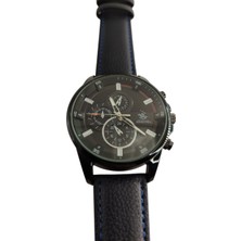 Polo Clup Çelik Gövde Deri Kordon Erkek Kol Saati