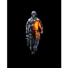 Call Of Duty Skull Warrior Büyük Sırt Patch Yama