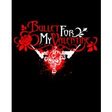 Bullet Gor My Valentine Skull Classic Büyük Sırt Patch Yama