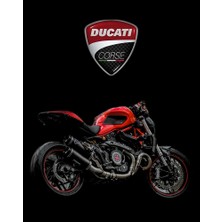 Ducati Monster Büyük Sırt Patch Yama