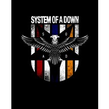 System Of A Down Eagle Colors Büyük Sırt Patch Yama