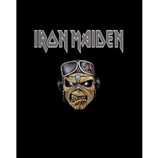 Iron Maiden Zombie Face Büyük Sırt Patch Yama
