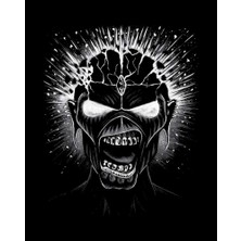 Iron Maiden Skull Büyük Sırt Patch Yama