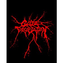 Cattle Decapitation Red Logo Büyük Sırt Patch Yama