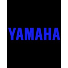 Yamha Text Blue Büyük Sırt Patch Yama