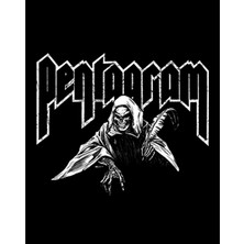 Pentagram Lucifer Büyük Sırt Patch Yama