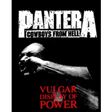 Pantera Vulgar Display Of Power Büyük Sırt Patch Yama