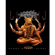 Cattle Decapitation Karma Bloody Karma Büyük Sırt Patch Yama