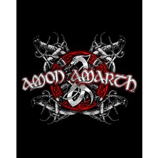 Amon Amarth Black And Red Büyük Sırt Patch Yama