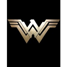Wonder Woman Metal Logo Büyük Sırt Patch Yama