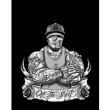 Gta All The Street Tattooed Man Büyük Sırt Patch Yama