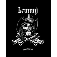 Motörhead Lemmy Kilmister Skull Büyük Sırt Patch Yama