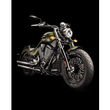 Kruvazör Motosiklet Büyük Sırt Patch Yama