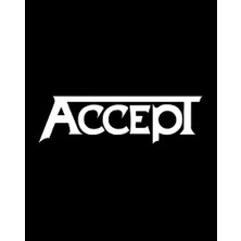Accept Classic Logo Büyük Sırt Patch Yama