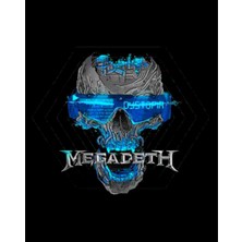 Megadeth Dystopia Skull Büyük Sırt Patch Yama