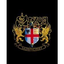 Saxon Lionheart Büyük Sırt Patch Yama