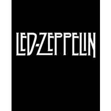 LED Zepplin Logo Büyük Sırt Patch Yama