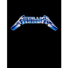 Metallica Logo Blue Büyük Sırt Patch Yama