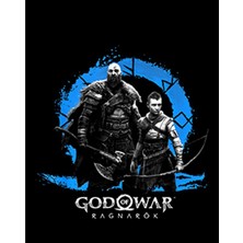 God Of War Ragnarok Kratos Atreus Logo Büyük Sırt Patch Yama
