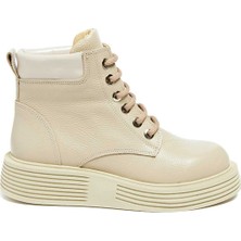 Bestello Bağcıklı Termo Taban Düz Bot 101-Snt22-102 Kadın Bot