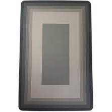 3B Trend Kaymaz Tabanlı Dikdörtgen Su Emici Banyo Ve Mutfak Paspası 58x38cm Yazısız Model