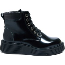 Bestello Bağcıklı Termo Taban Düz Bot 101-Snt22-102 Kadın Bot