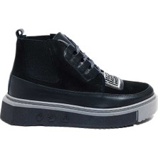 Bestello Bağcıklı Termoplastik Düz Bot 101-Bum-06-24k Kadın Bot