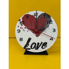 Love Desenli (Duvar - Masa) Saati