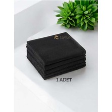 ( 1 Adet ) Diamond Seri Özel Siyah Renk Mikrofiber Genel Temizlik Bezi 40X40 cm