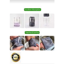 ( 3 Adet ) Mikrofiber Leke Bırakmaz Araç Yıkama Kurulama Oto Cam Temizlik Havlu Bez Gsm 40X40CM